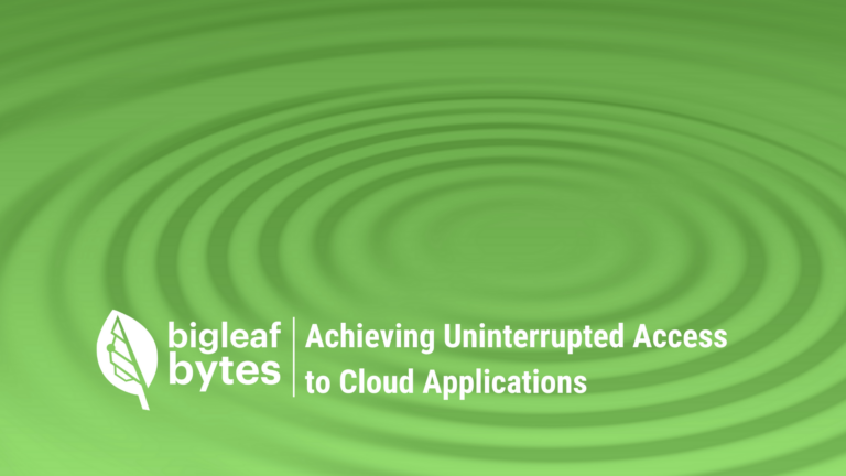 Uninterrupted access to the cloud