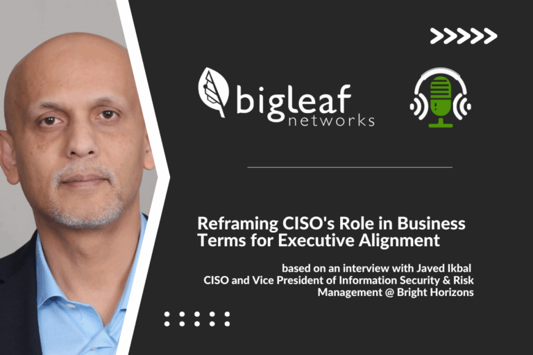 Javed Ikbal on executive alignment in cybersecurity strategy