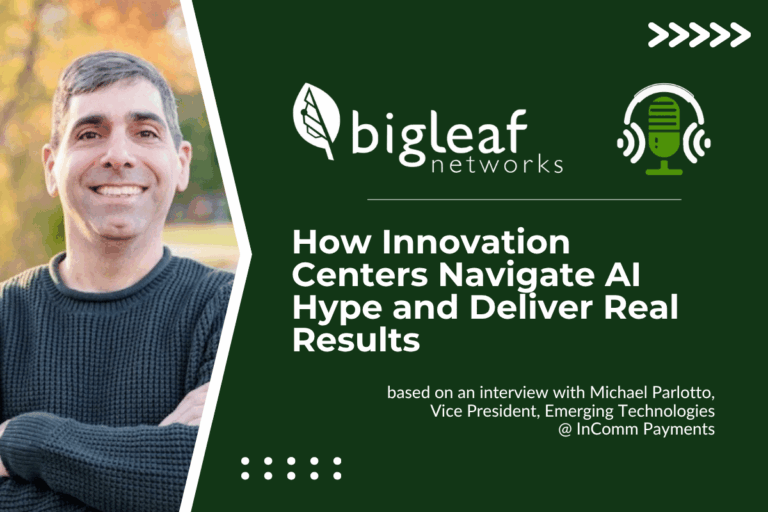 Michael Parlotto explaining problem framing for ROI