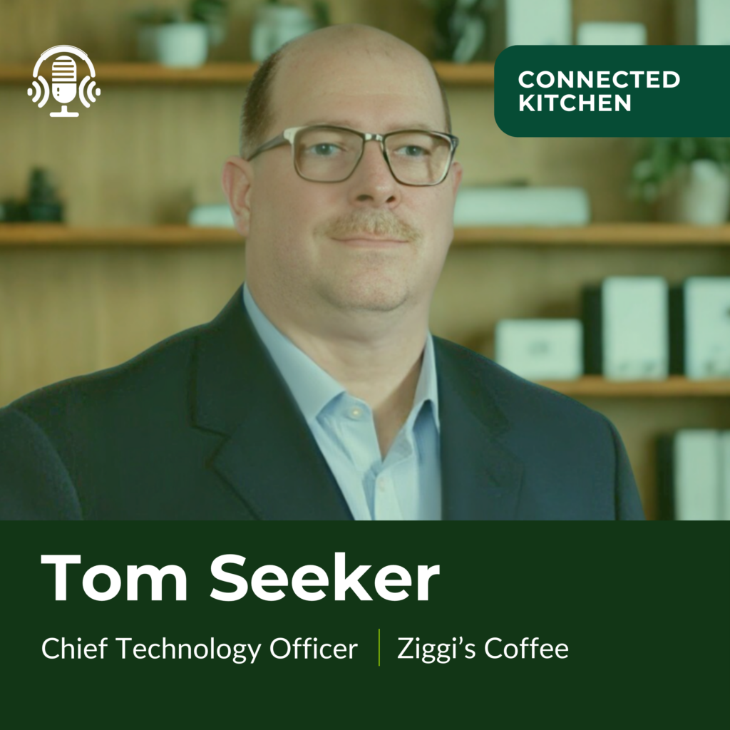 Go Beyond the Connection podcast episode 034 featuring Tom Seeker, Chief Technology Officer at Ziggi’s Coffee