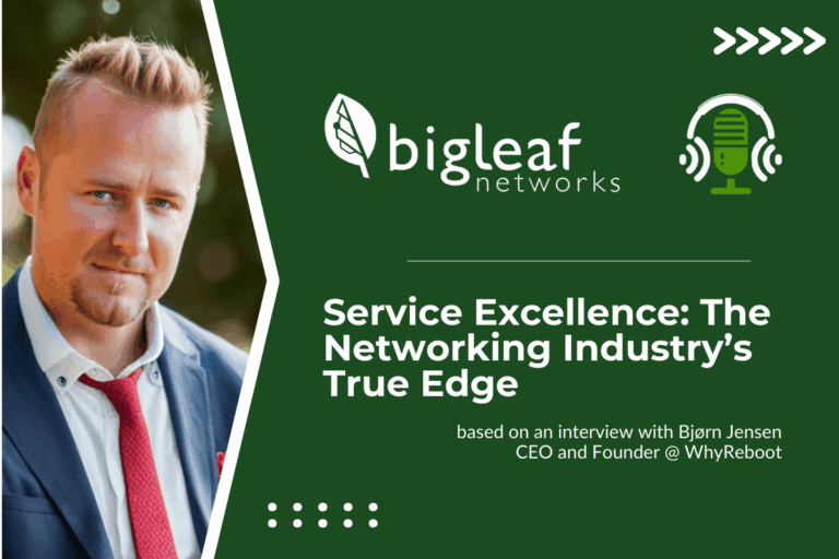 Bjørn Jensen discussing service excellence and network reliability