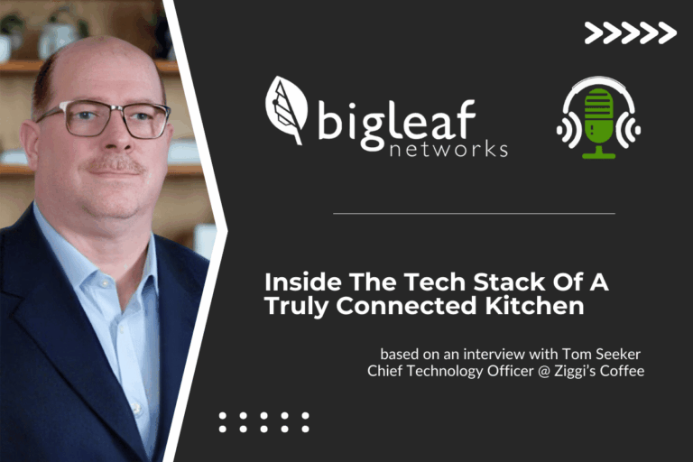 Blog header image highlighting the technology stack behind a truly connected kitchen discussed by Tom Seeker