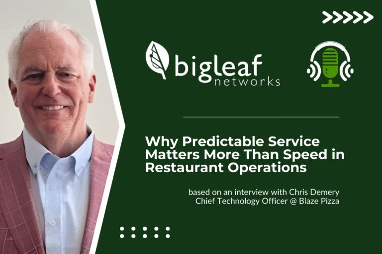 Chris Demery explains why predictable service matters more than speed in restaurant operations