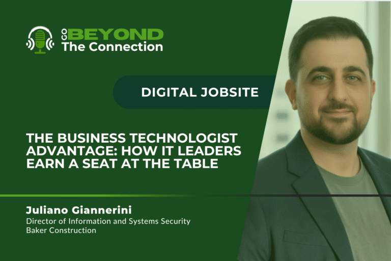 Blog header image for IT as business technologist featuring Juliano Giannerini
